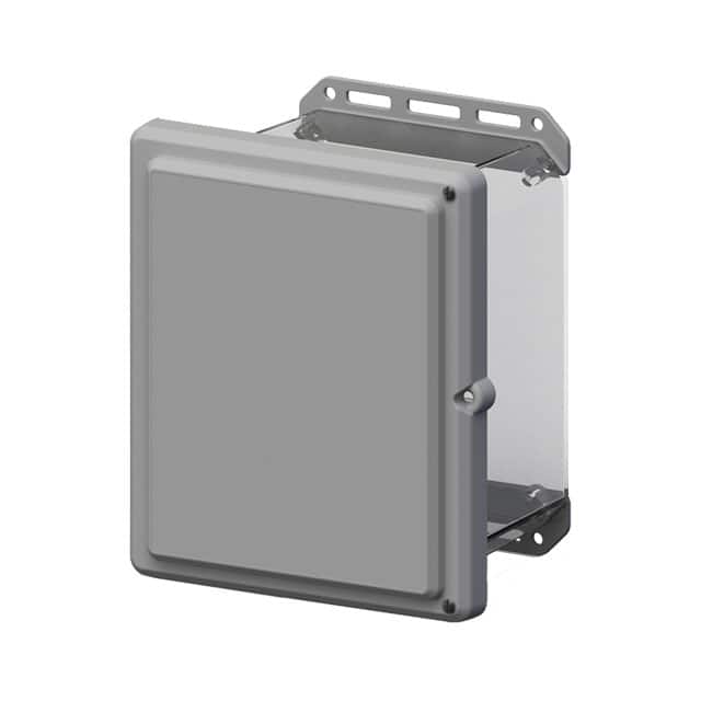 I352HSCG BOX PLSTC CLR/GRY 11.71" X 9.98"