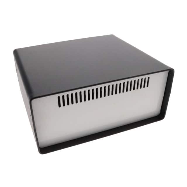 CS-11204-BT CABINET ALUM BLACK 8"L X 9"W