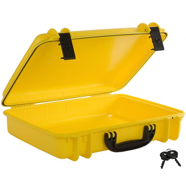 SE710PL,YL CASE PLSTC YLW 19.75"L X 15.53"W
