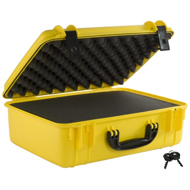 SE720FPL,YL CASE PLSTC YLW 19.75"L X 15.53"W