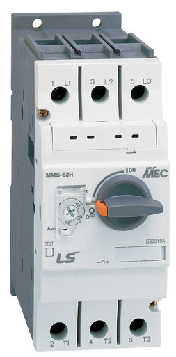MMS-63H-40A The Altech Corporation MMS-63H-40A is a manual motor starter with a 40A current rating and 600V voltage rating. It is designed for DIN rail mounting.