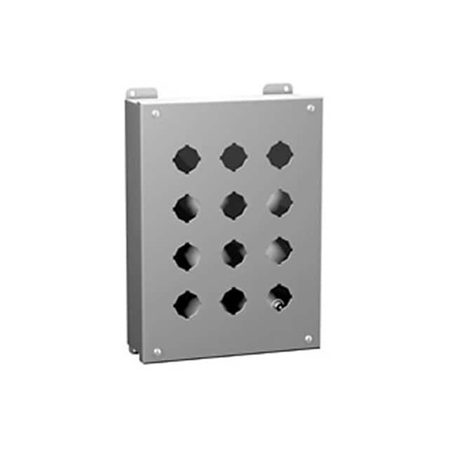 1435O BOX STEEL GRY 11.750"L X 8.500"W