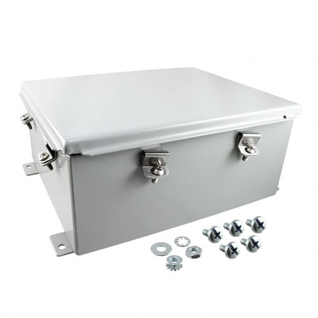 1414N4PHKLP BOX STEEL GRAY 12"L X 10"W