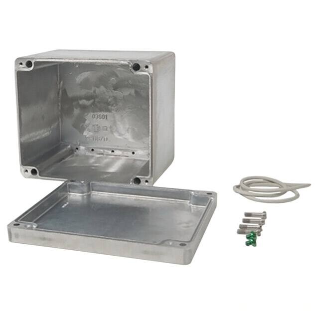 012320188 BOX ALUM UNPAINTED 9.13"LX7.95"W