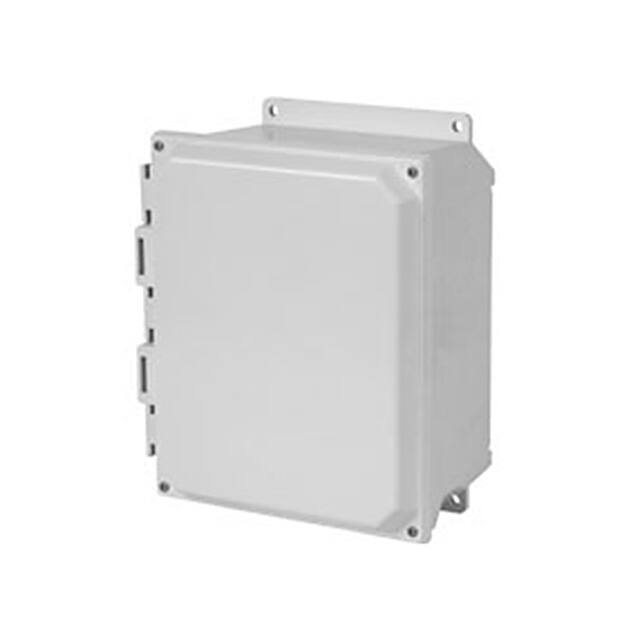 PJU14126CC BOX PLSTC GRY/CLR 14.5"LX12.72"W