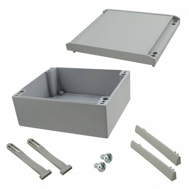 R191-170-000 BOX ALUM GRAY 7.874"L X 6.693"W