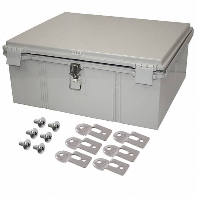 NBF-32142 BOX ABS GRAY 23.620"L X 19.680"W