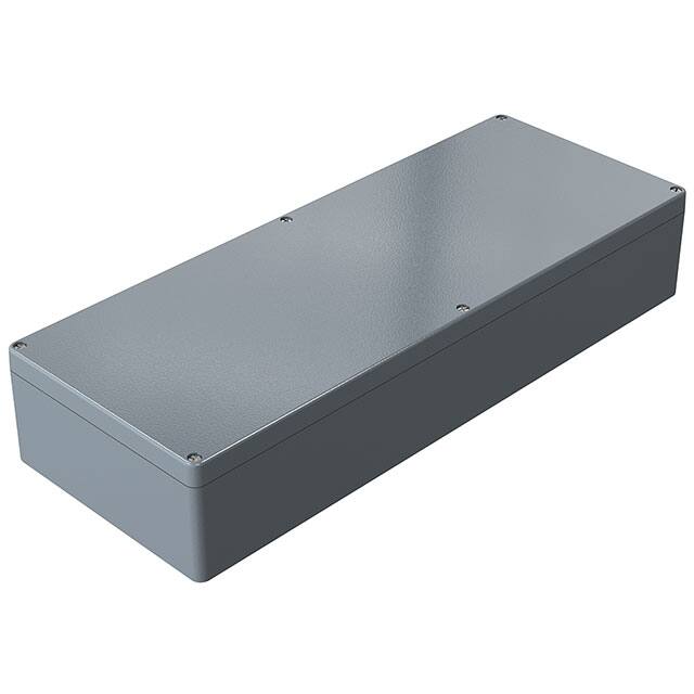 012360110 BOX ALUM GRAY 23.62"L X 9.06"W