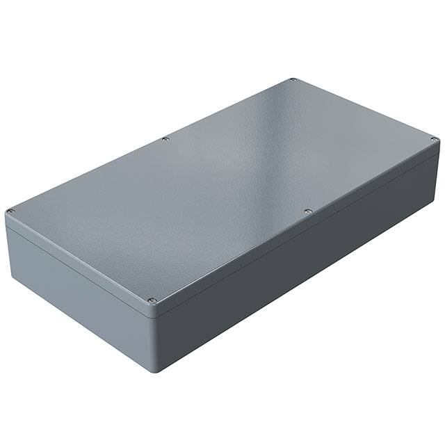 013160180 BOX ALUM GRAY 23.62"L X 12.21"W