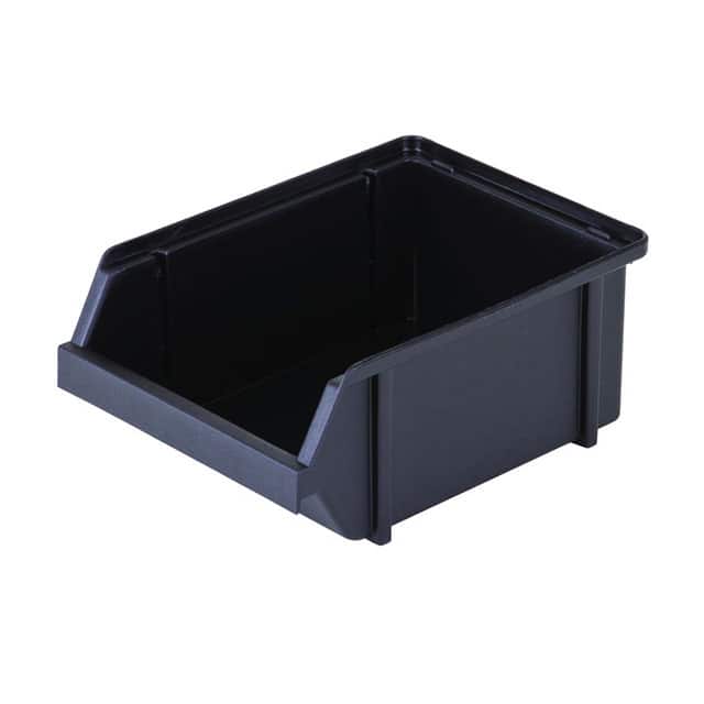 6772BC BIN PLASTIC BLACK