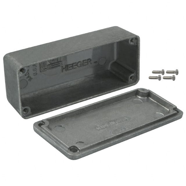 KAB-3321 PLAIN BOX ALUM UNPTD 3.625"L X 1.500"W