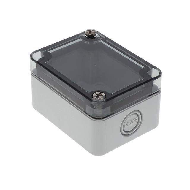 137-475 BOX PLASTIC GRAY/CLR