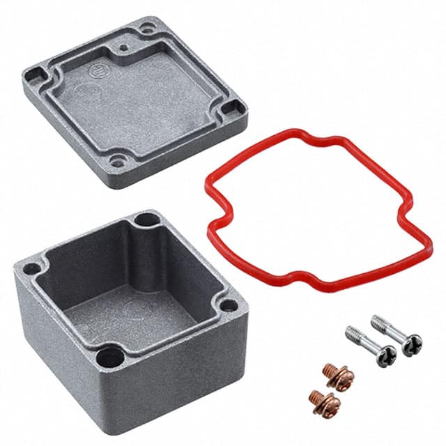 0936040189 BOX ALUM NAT 1.969"L X 1.772"W