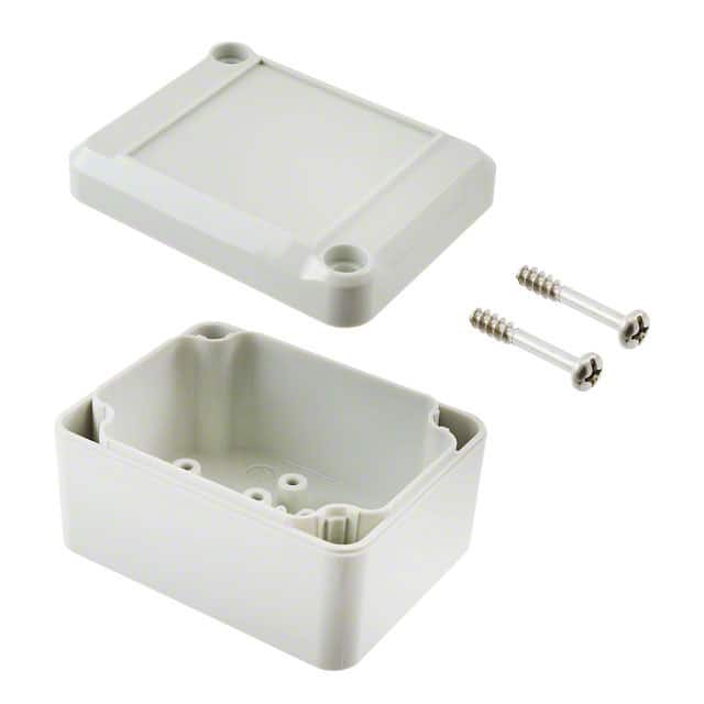 EM 206 F BOX PLAS GRAY 2.559"L X 1.969"W