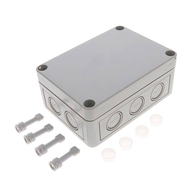 115-409 BOX PLAS GRAY 5.120"L X 3.700"W