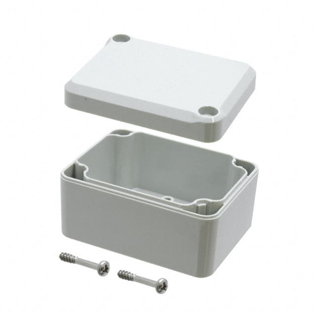 EM 206 BOX PLAS GRAY 2.559"L X 1.969"W