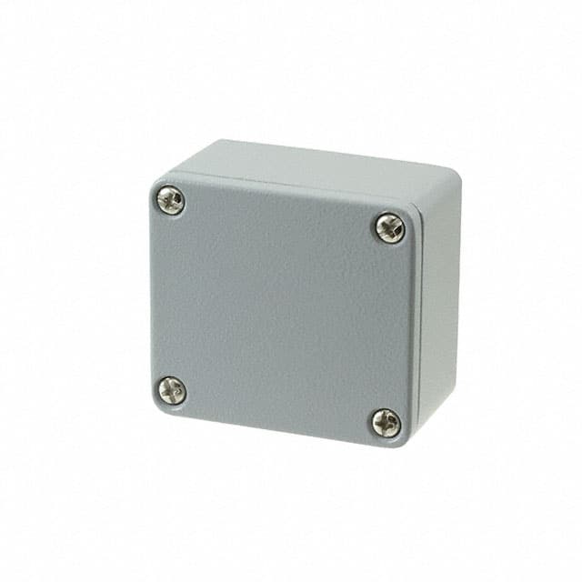 0936040091 BOX ALUM GRAY 2.953"L X 3.150"W
