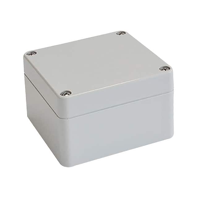 02210094 BOX PLAS GRAY 3.228"L X 3.150"W