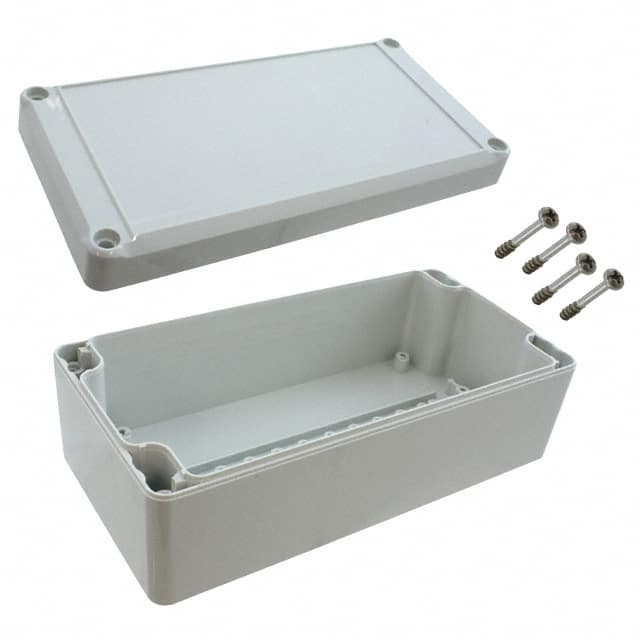 EM 220 F BOX PLAS GRAY 6.299"L X 3.150"W