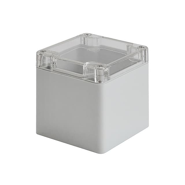 02225100 BOX PLSTC GRAY/CLR 3.23" X 3.15"