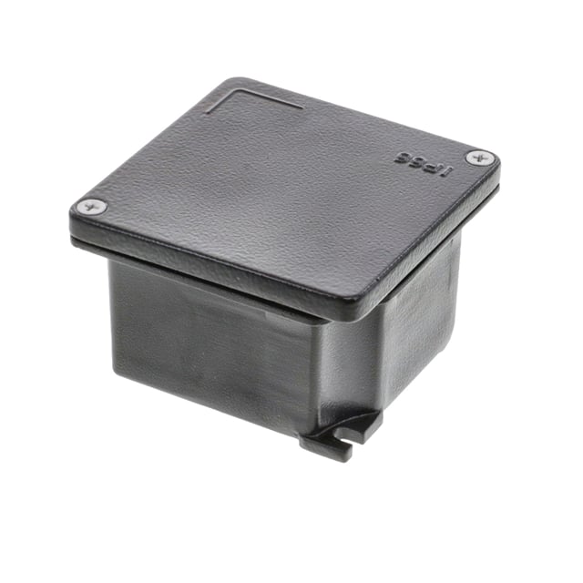 0936040013 BOX ALUM BLACK 3.976"L X 3.976"W