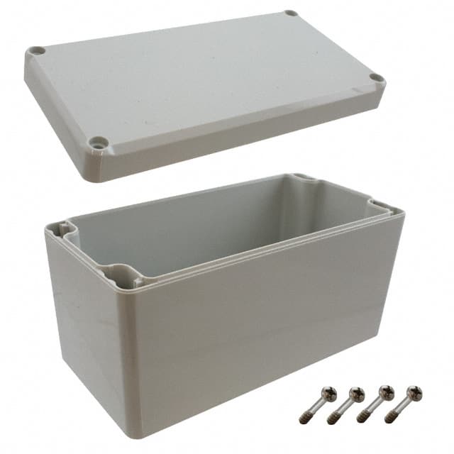 EM 231 BOX PLAS GRAY 6.299"L X 3.150"W