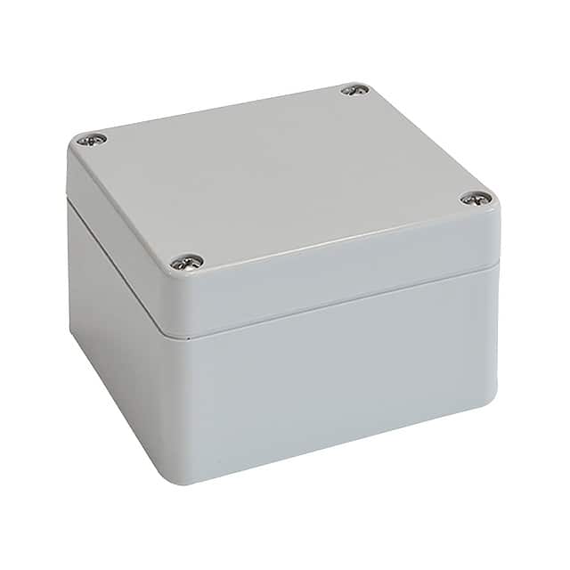 02217094 BOX PLAS GRAY 4.803"L X 4.724"W