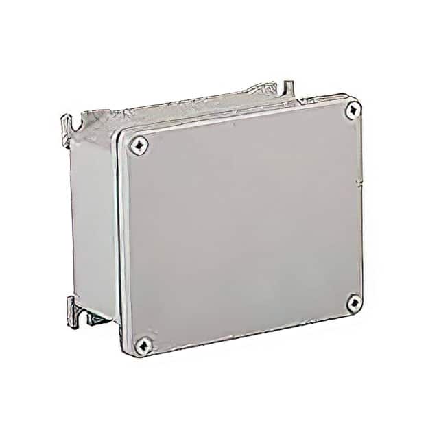0936040068 BOX ALUM GRAY 5.472"L X 4.488"W