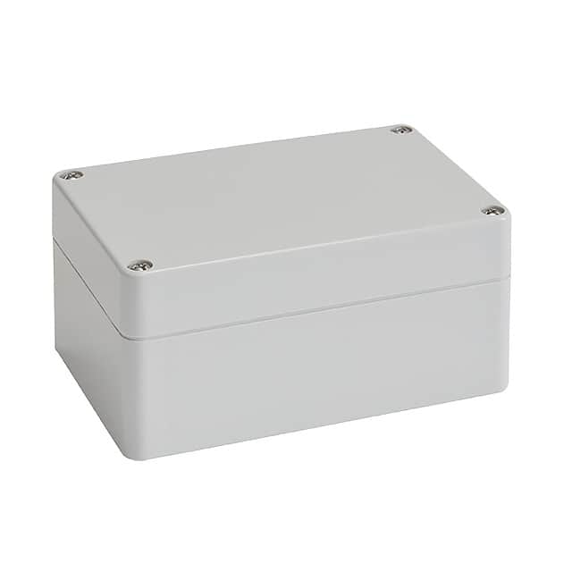 02238094 BOX PLAS GRAY 6.299"L X 4.724"W