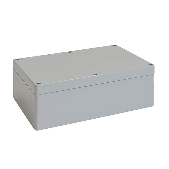 02240294 BOX PLAS GRAY 9.449"L X 6.299"W