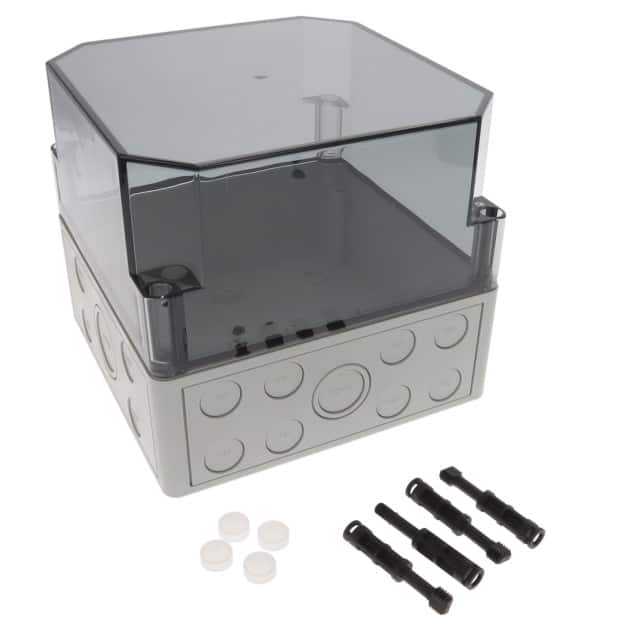 107-007 BOX PLSTC TRANSP 7.17"L X 7.09"W
