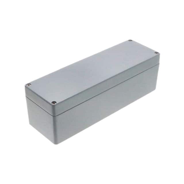 0936040117 BOX ALUM GRAY 9.843"L X 3.150"W