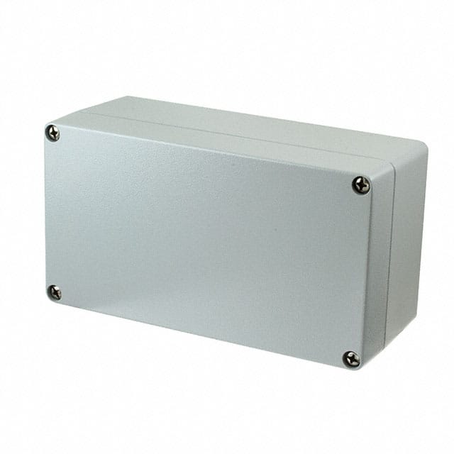 0936040109 BOX ALUM GRAY 8.661"L X 4.724"W