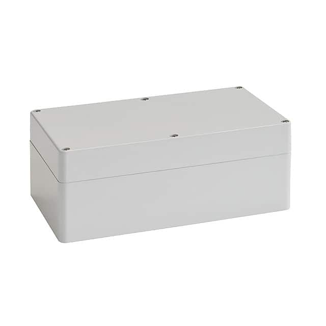 02255094 BOX PLAS GRAY 14.173"L X 7.874"W