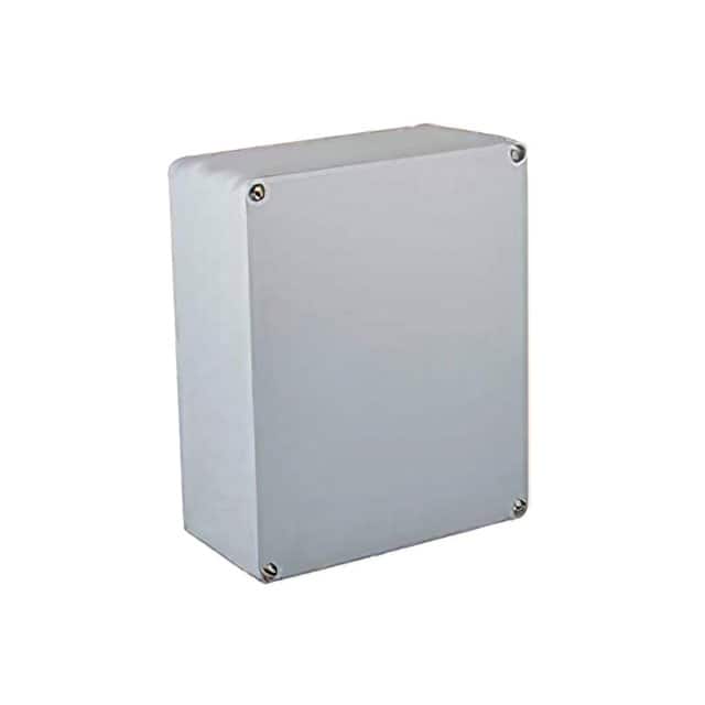 0936040121 BOX ALUM GRAY 11.024"L X 9.055"W