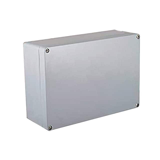 0936040175 BOX ALUM GRAY 12.992"L X 9.055"W