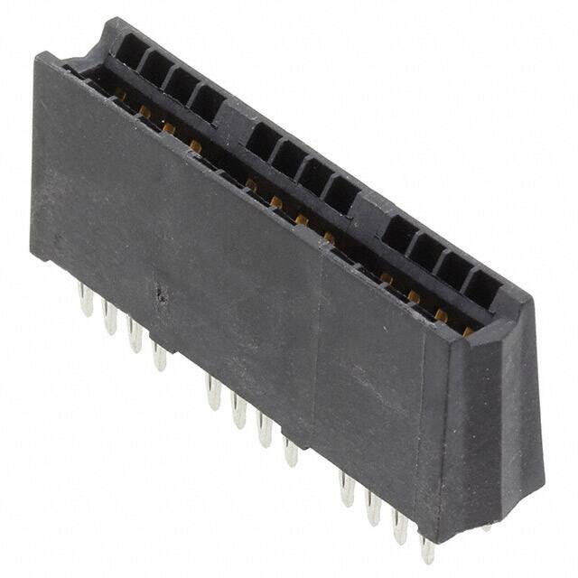6650494-1 CONN EDGE DUAL FMALE 24POS GOLD