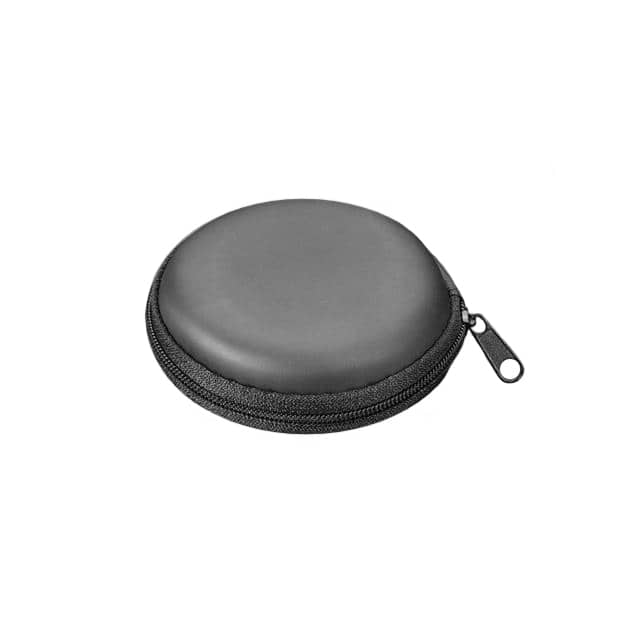 3921 ROUND BLACK ZIPPER CASE