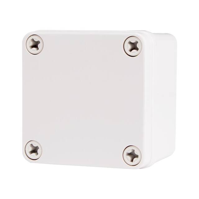 BC-AGS-080806 BOX ABS GRAY 3.150"L X 3.150"W