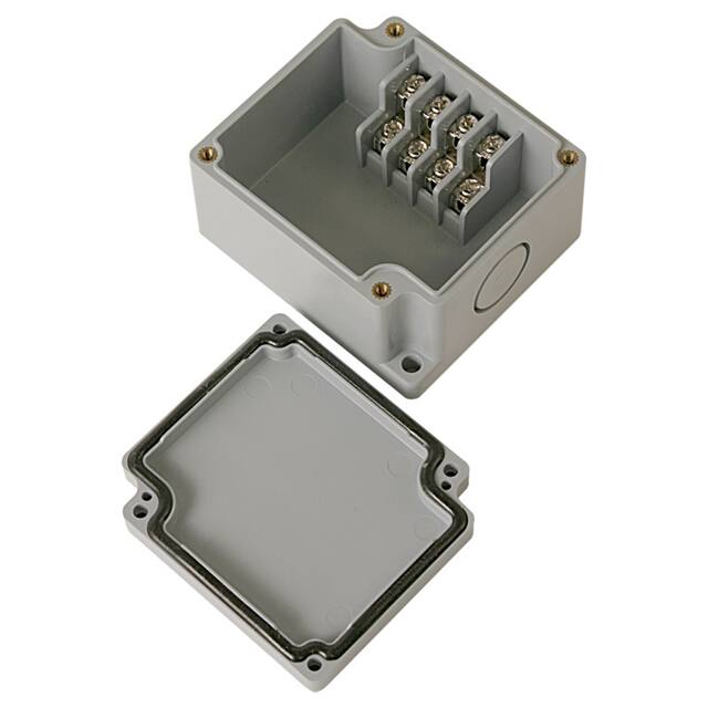 BC-ABB-4PT JUNCT BOX ABS 2.913"L X 2.559"W