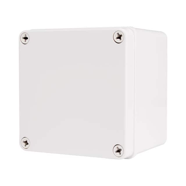 BC-AGS-121210 BOX ABS GRAY 4.921"L X 4.921"W