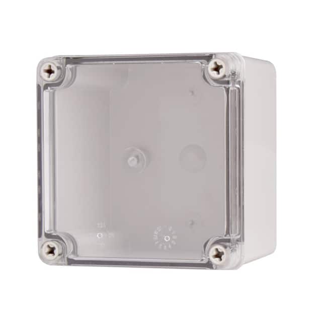 BC-ATS-121207 BOX ABS CLEAR 4.921"L X 4.921"W