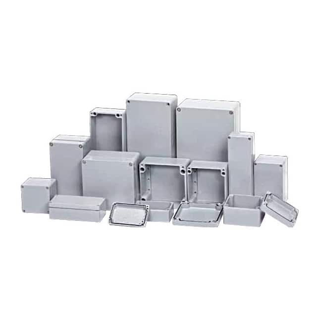BC-AL-050503 BOX ALUM GRAY 1.969"L X 1.772"W