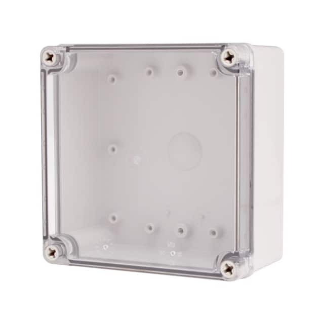 BC-ATS-151507 BOX ABS CLEAR 5.906"L X 5.906"W