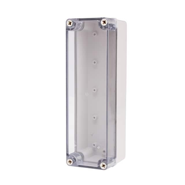 BC-ATS-082508 BOX ABS CLEAR 9.843"L X 3.150"W