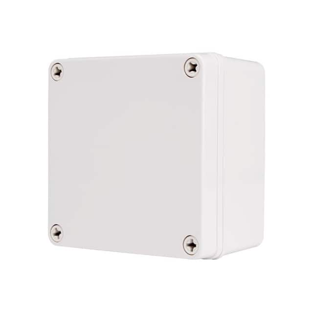 BC-CGS-121207 BOX PC GRAY 4.921"L X 4.921"W