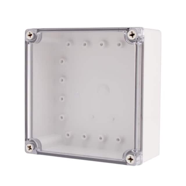 BC-ATS-161607 BOX ABS CLEAR 6.299"L X 6.299"W