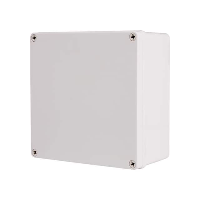 BC-AGS-202010 BOX ABS GRAY 7.874"L X 7.874"W