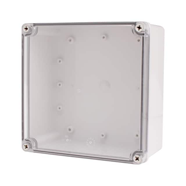 BC-ATS-202010 BOX ABS CLEAR 7.874"L X 7.874"W