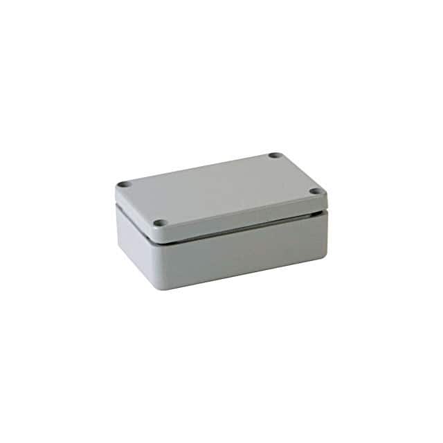 BC-AL-101608 BOX ALUM GRAY 6.299"L X 3.937"W